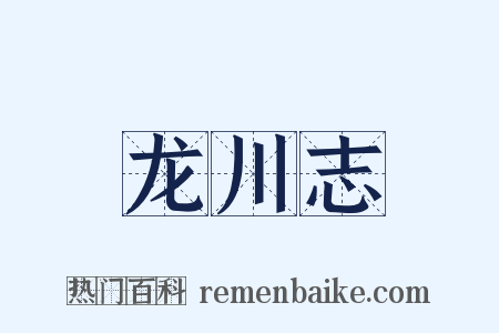 龙川志是什么意思的图片
